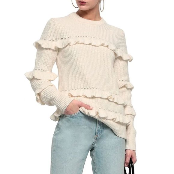 Michael Kors Sweaters - MICHAEL Michael Kors  Ruffle Sweater
